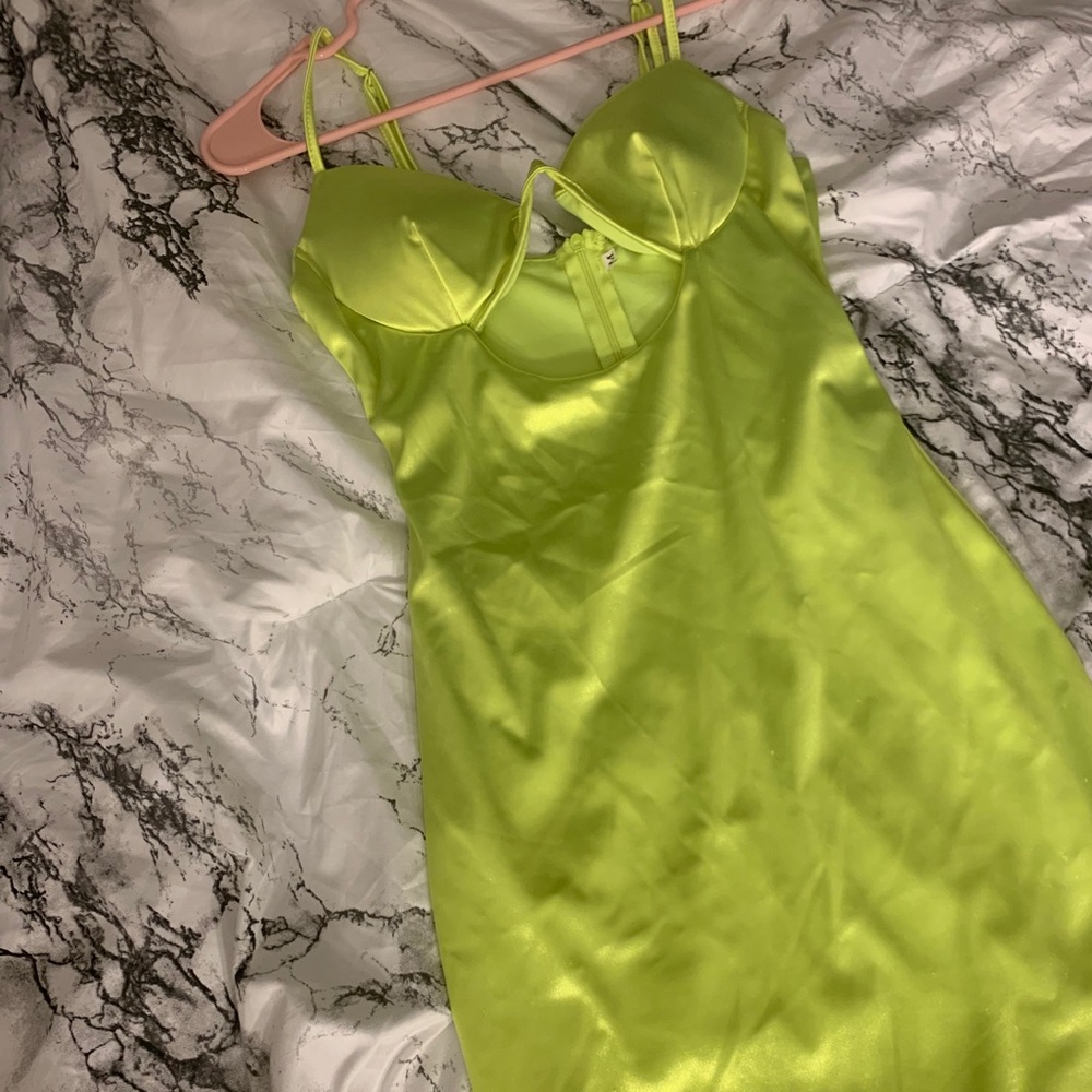 Neon Green Dress
